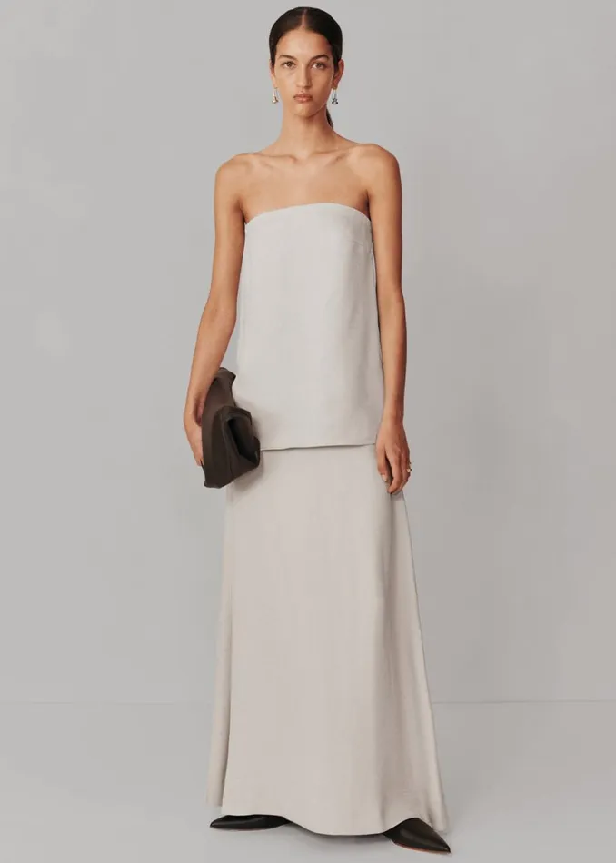 Women The Frankie Shop Tops Esse Studios Oude Column Top Oyster