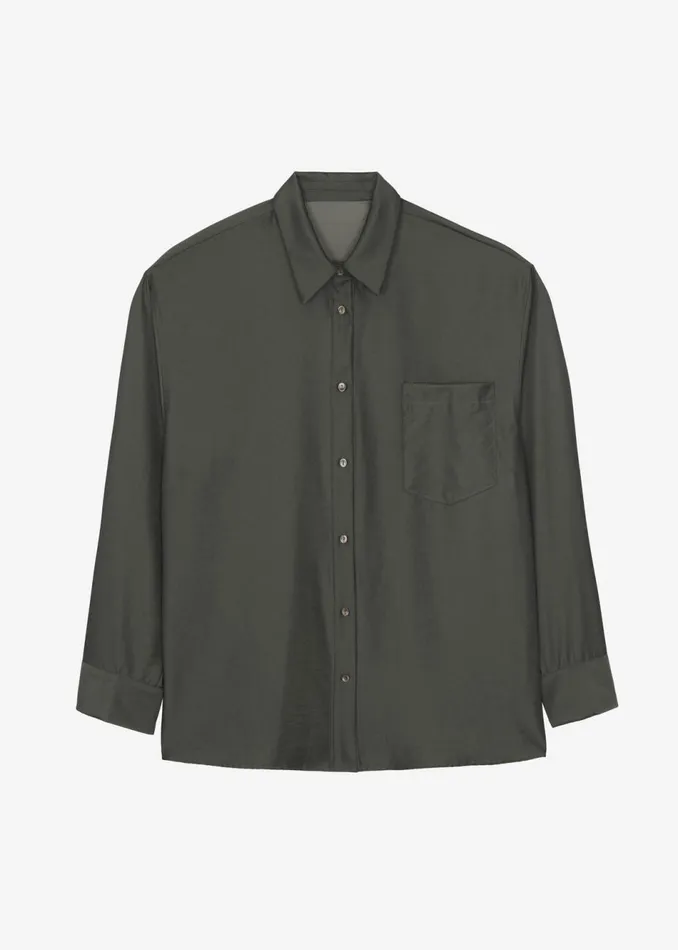 Women The Frankie Shop Tops Ethel Shirt Peacock