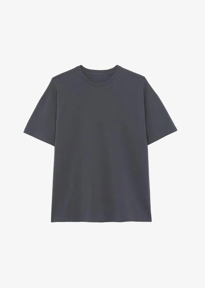 Women The Frankie Shop Tops Faro Boxy Tee Charcoal