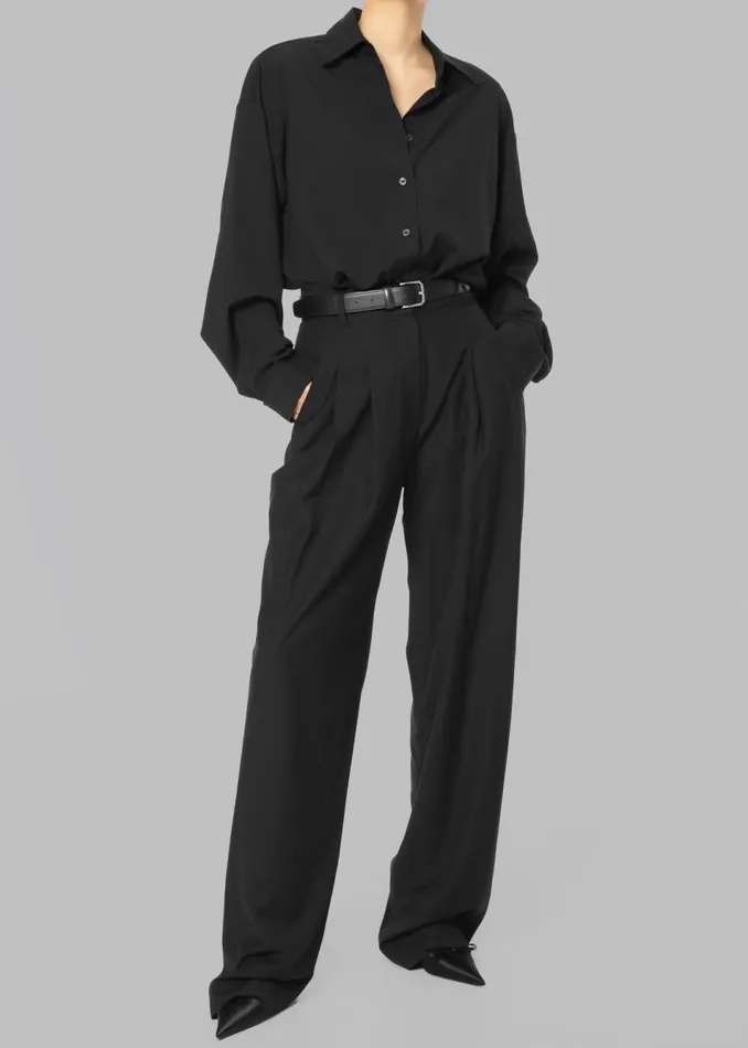 Women The Frankie Shop Tops Gelso Shirt Black