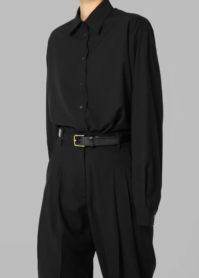 Women The Frankie Shop Tops Gelso Shirt Black