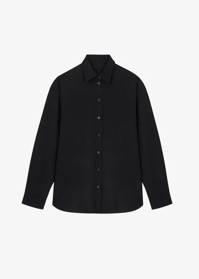 Women The Frankie Shop Tops Gelso Shirt Black