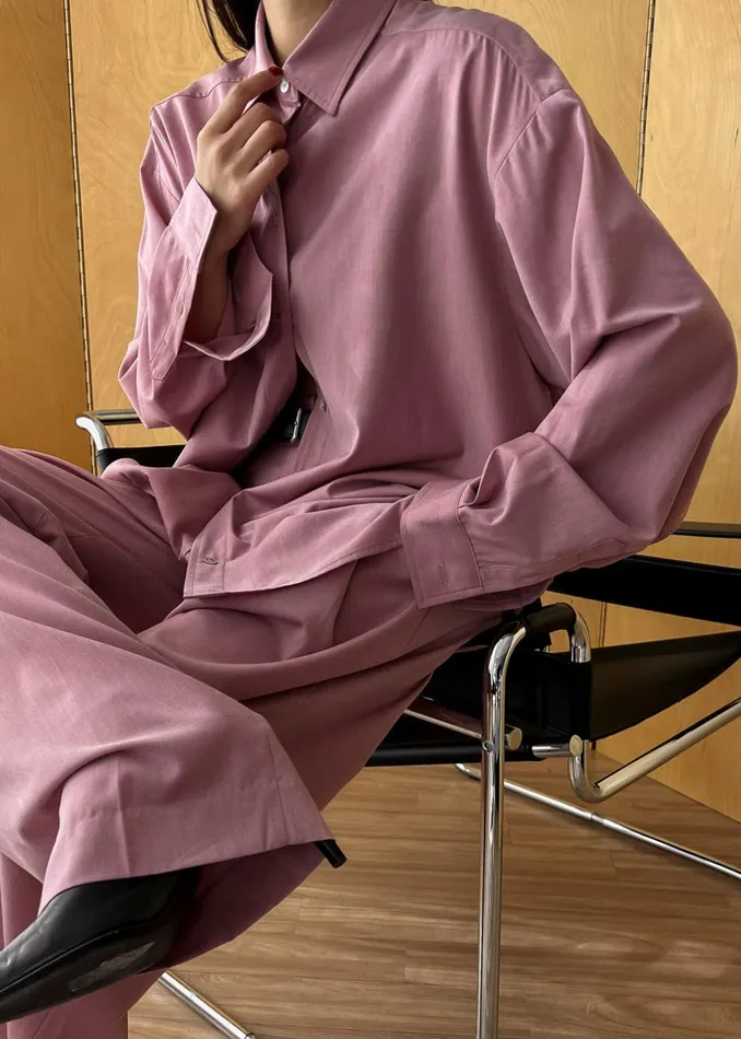 Women The Frankie Shop Tops Gelso Shirt Rose