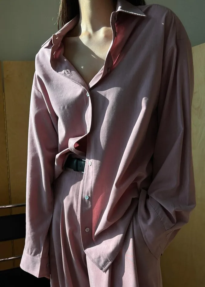 Women The Frankie Shop Tops Gelso Shirt Rose