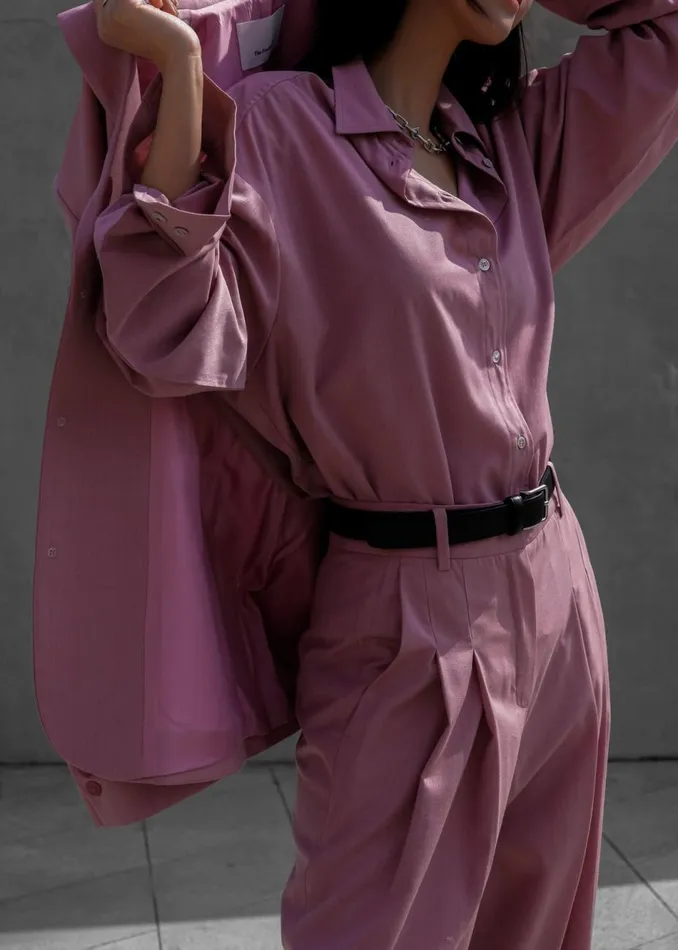 Women The Frankie Shop Tops Gelso Shirt Rose