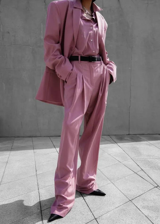 Women The Frankie Shop Tops Gelso Shirt Rose
