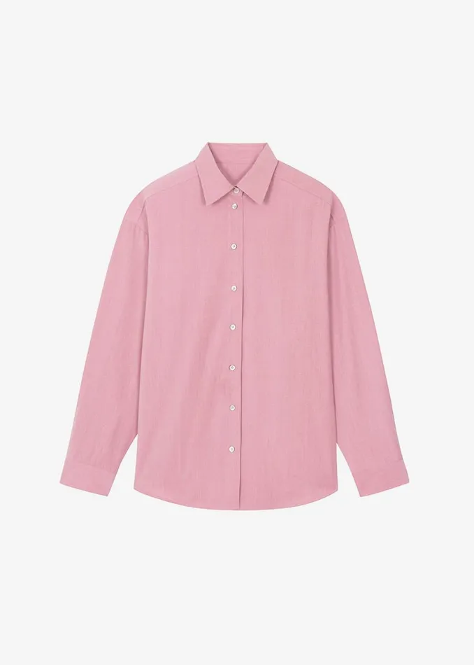 Women The Frankie Shop Tops Gelso Shirt Rose