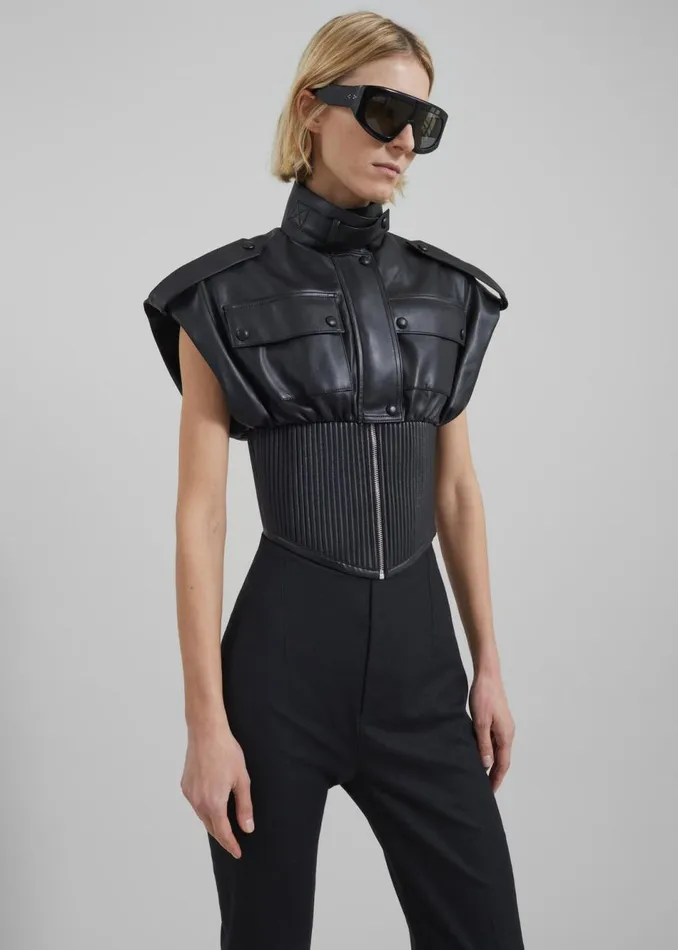 Women The Frankie Shop Tops Gudu Top 05 Black
