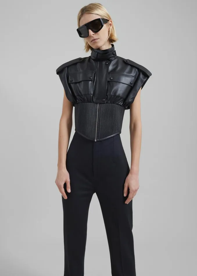 Women The Frankie Shop Tops Gudu Top 05 Black
