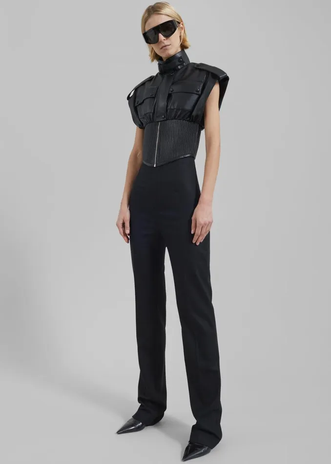 Women The Frankie Shop Tops Gudu Top 05 Black