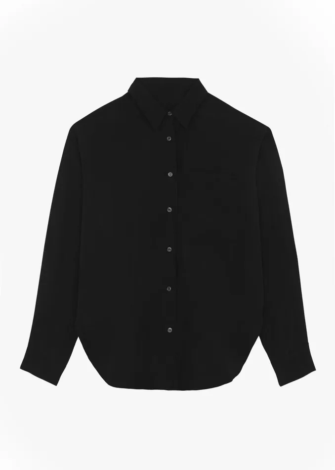 Women The Frankie Shop Tops Haneul Shirt Black