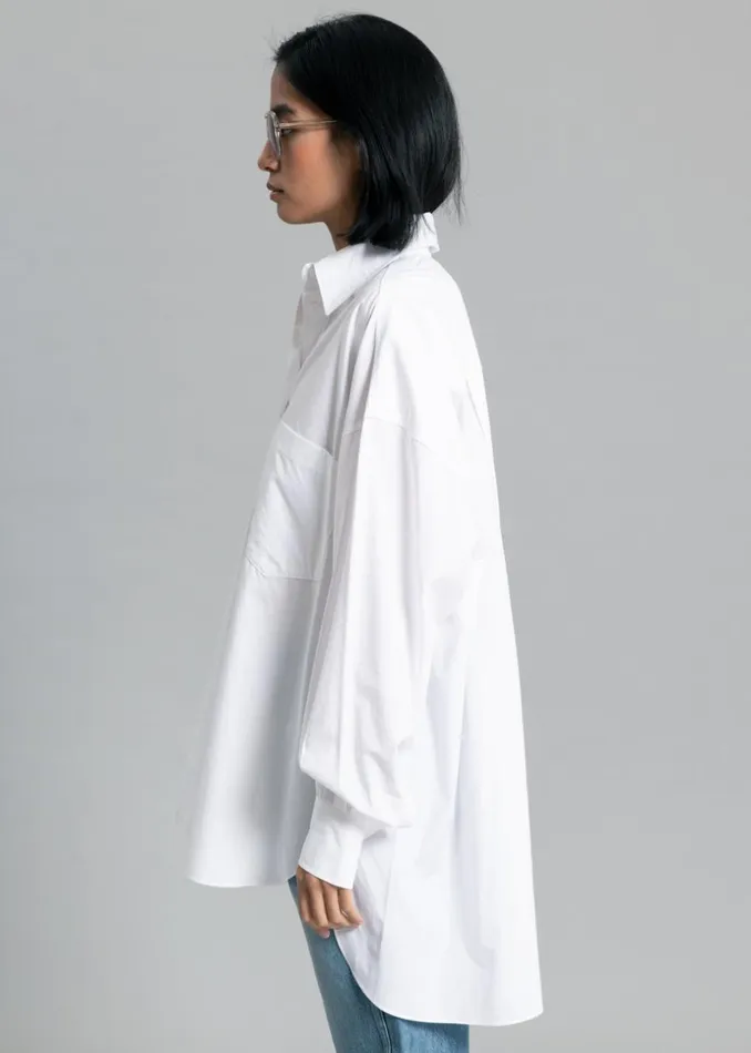 Women The Frankie Shop Tops Kat Shirt White