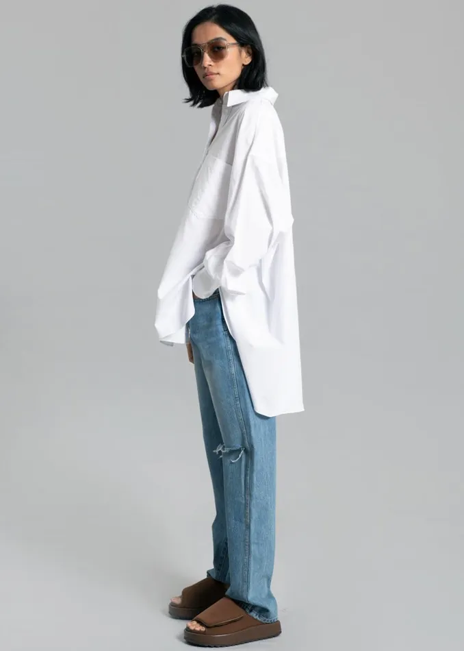 Women The Frankie Shop Tops Kat Shirt White