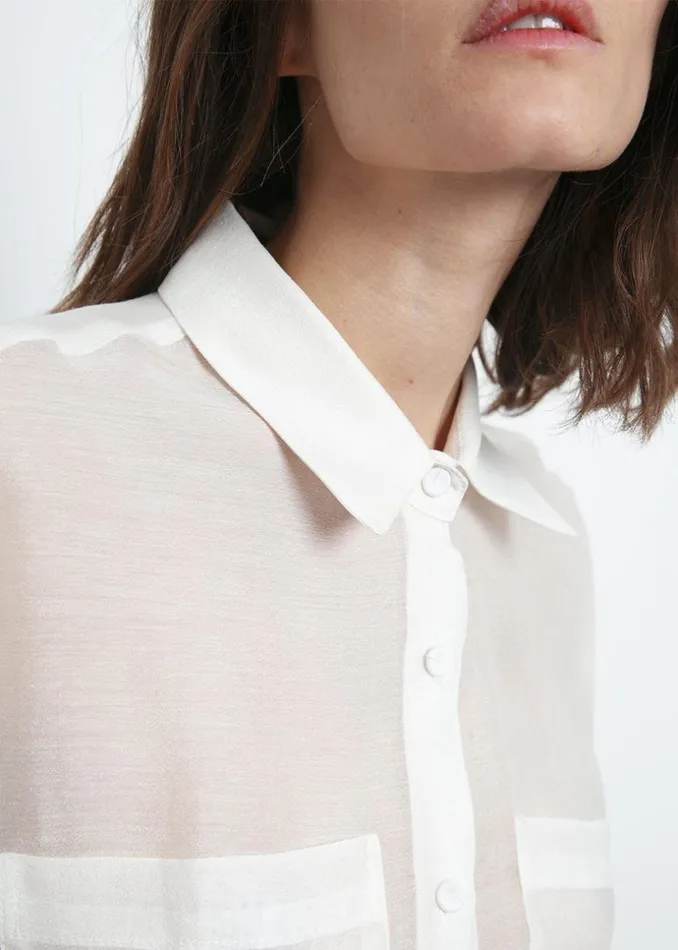 Women The Frankie Shop Tops Kier Blouse Off White