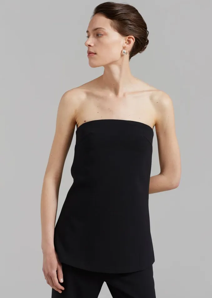 Women The Frankie Shop Tops Kit Strapless Top Black