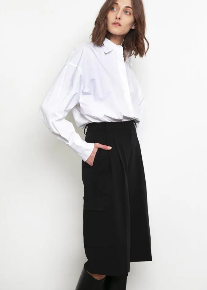 Women The Frankie Shop Tops Lakely Oversized Button Down Shirt White