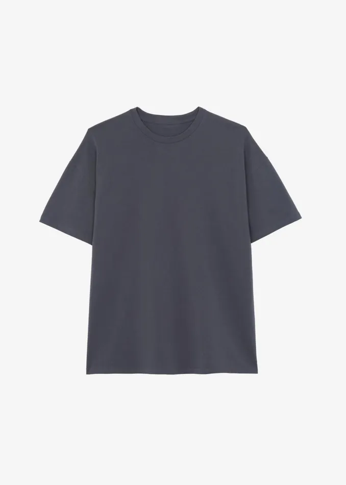 Women The Frankie Shop Tops Lenny Knit Boxy Tee Grey