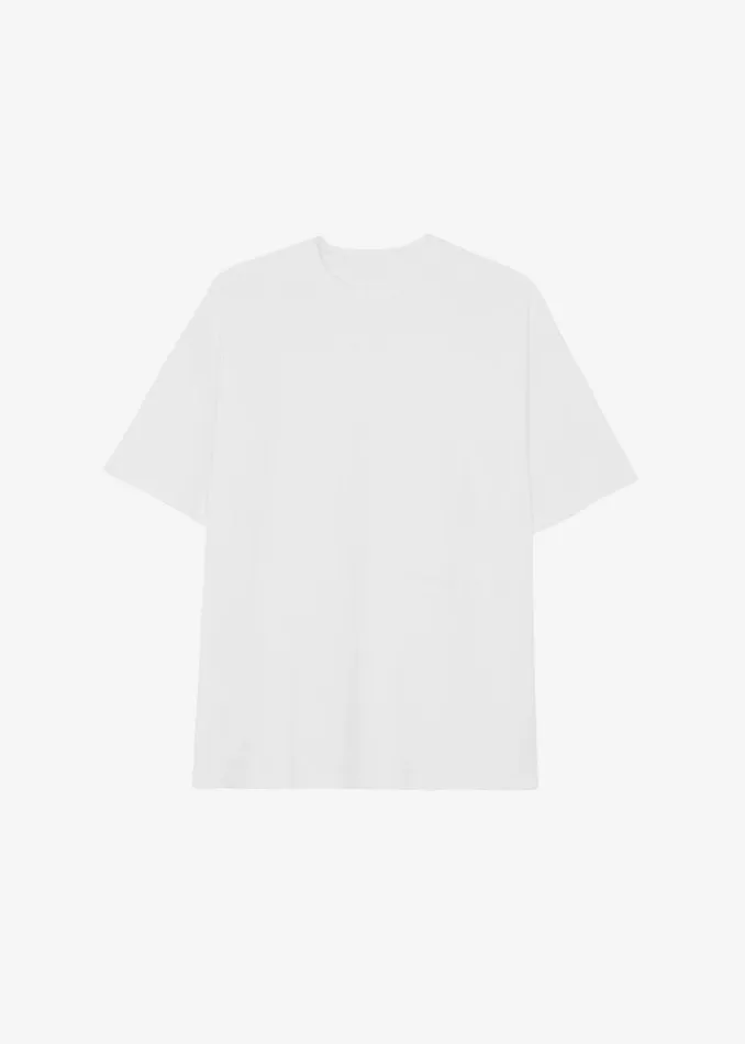 Women The Frankie Shop Tops Lenny Knit Boxy Tee Mastic