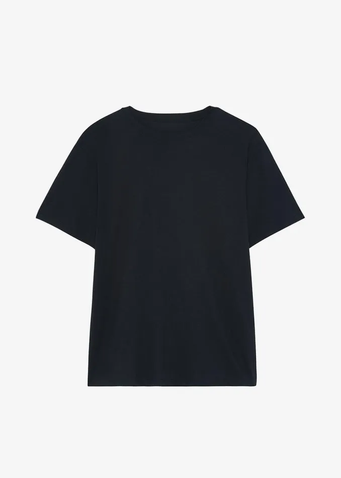 Women The Frankie Shop Tops Lilou Simple Tee Black