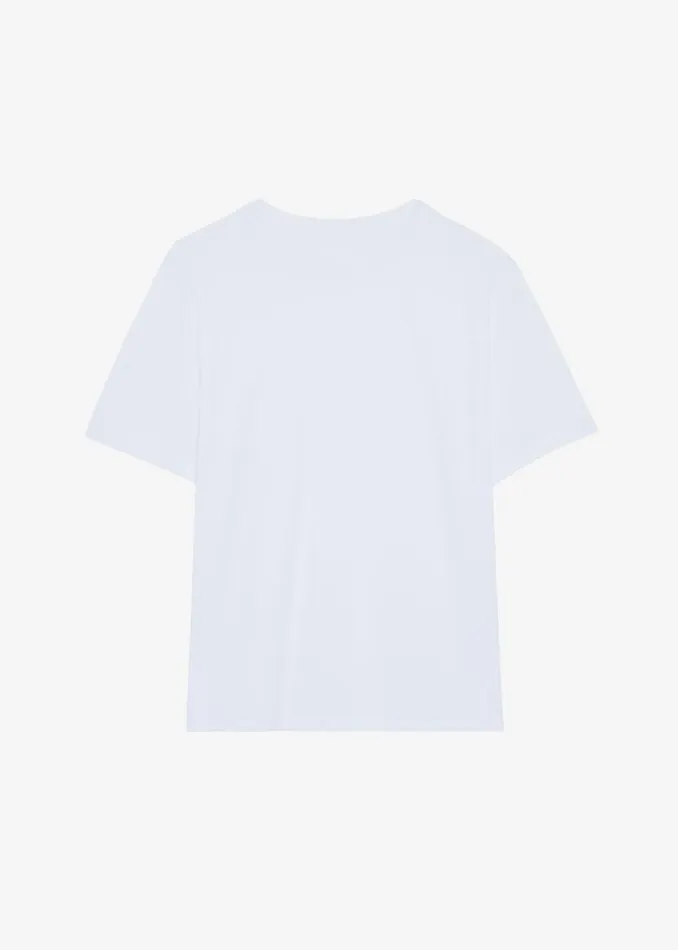 Women The Frankie Shop Tops Lilou Simple Tee Optic White
