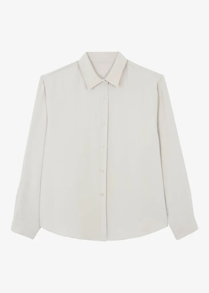 Women The Frankie Shop Tops Lotta Fluid Shirt Beige