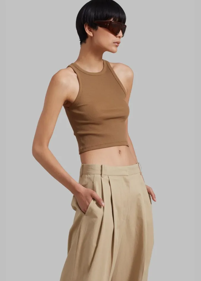 Women The Frankie Shop Tops Maisy Tank Top Brown