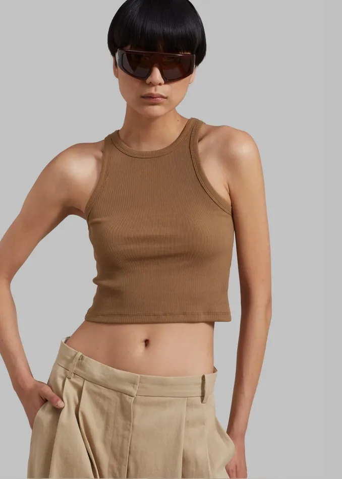 Women The Frankie Shop Tops Maisy Tank Top Brown