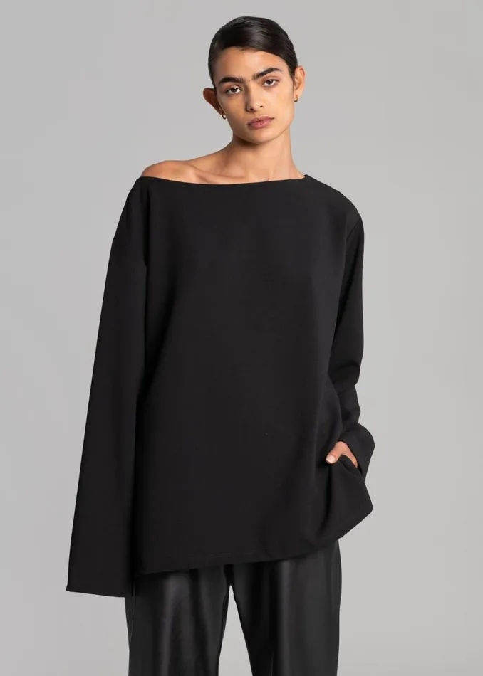 Women The Frankie Shop Tops Malvo Top Black