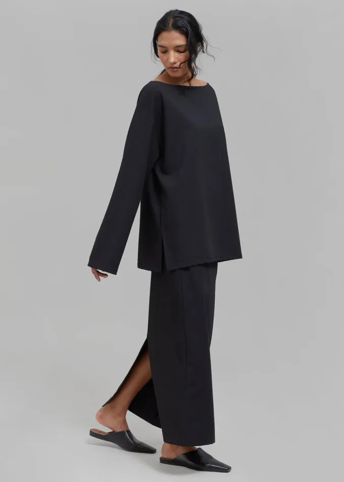 Women The Frankie Shop Tops Malvo Top Black