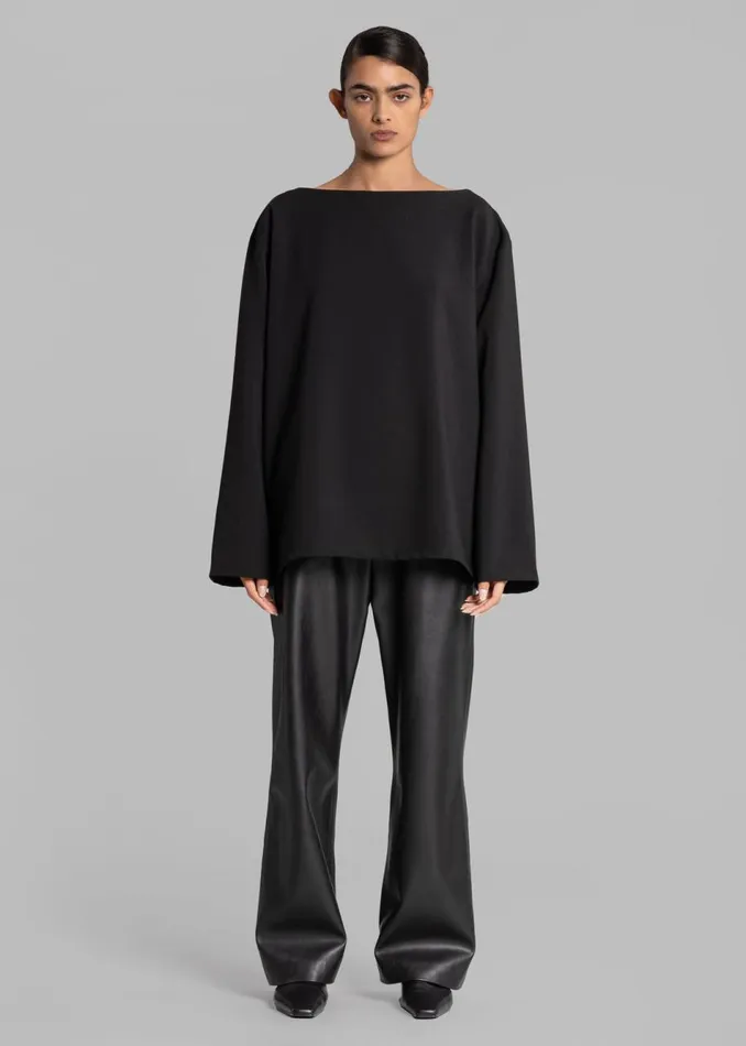 Women The Frankie Shop Tops Malvo Top Black