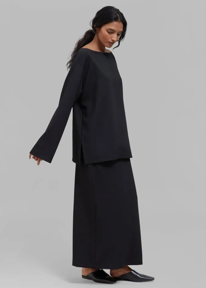 Women The Frankie Shop Tops Malvo Top Black