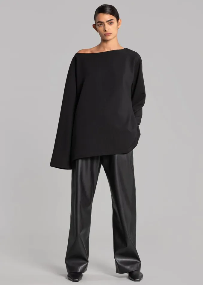 Women The Frankie Shop Tops Malvo Top Black