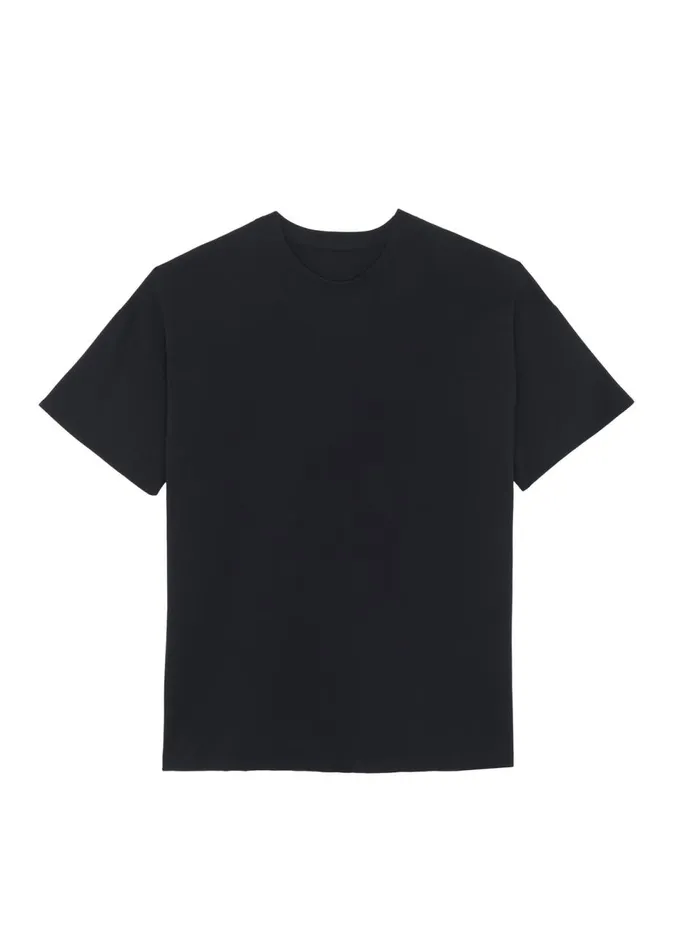 Women The Frankie Shop Tops Mani Roll Up Sleeve Tee Blackred