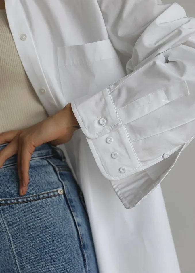 Women The Frankie Shop Tops Mayim Oversized Shirt White