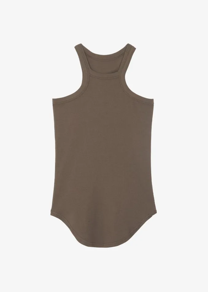 Women The Frankie Shop Tops Omi Halter Tank Top Brown