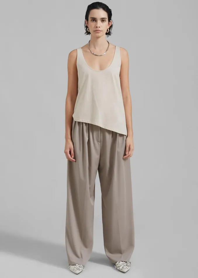 Women The Frankie Shop Tops Penelope Tank Top Beige