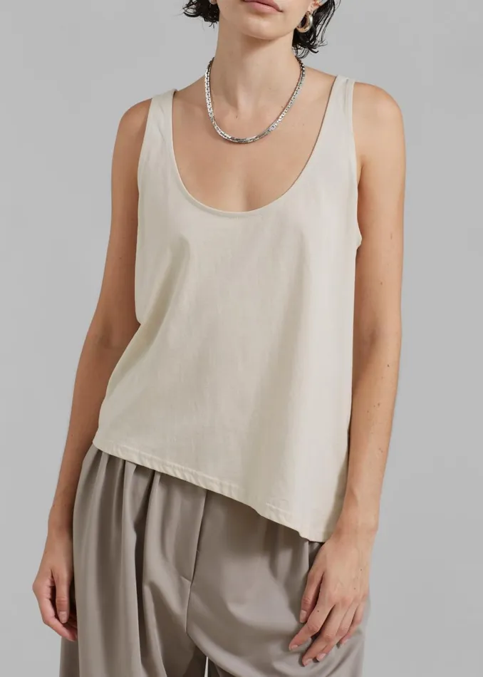 Women The Frankie Shop Tops Penelope Tank Top Beige
