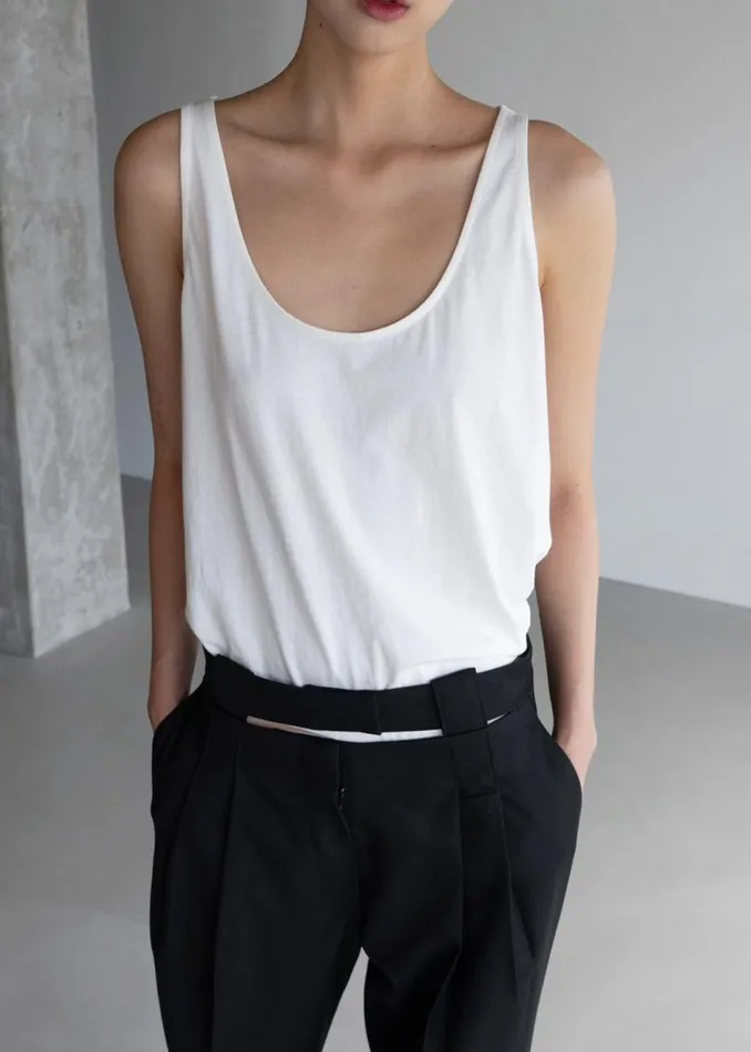 Women The Frankie Shop Tops Penelope Tank Top White