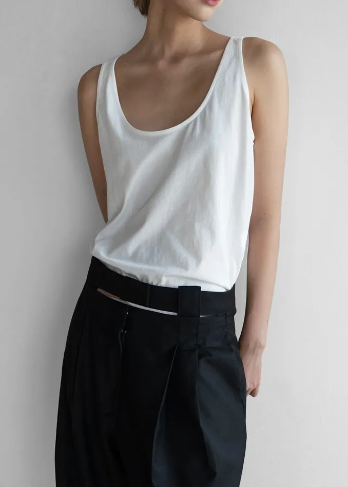 Women The Frankie Shop Tops Penelope Tank Top White