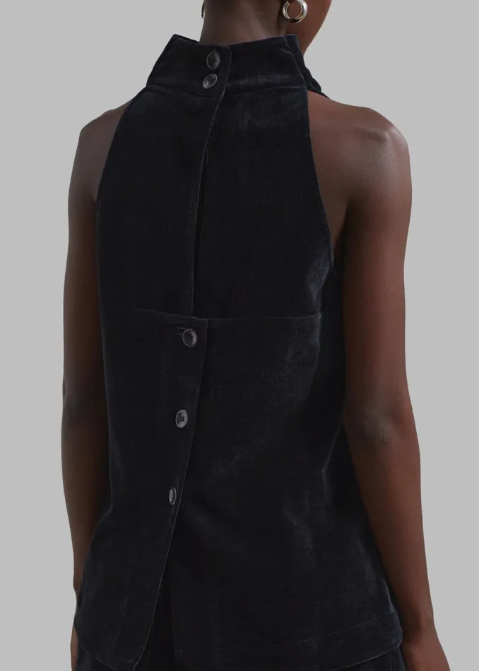 Women The Frankie Shop Tops Proenza Schouler White Label Mila Cowl Top Black