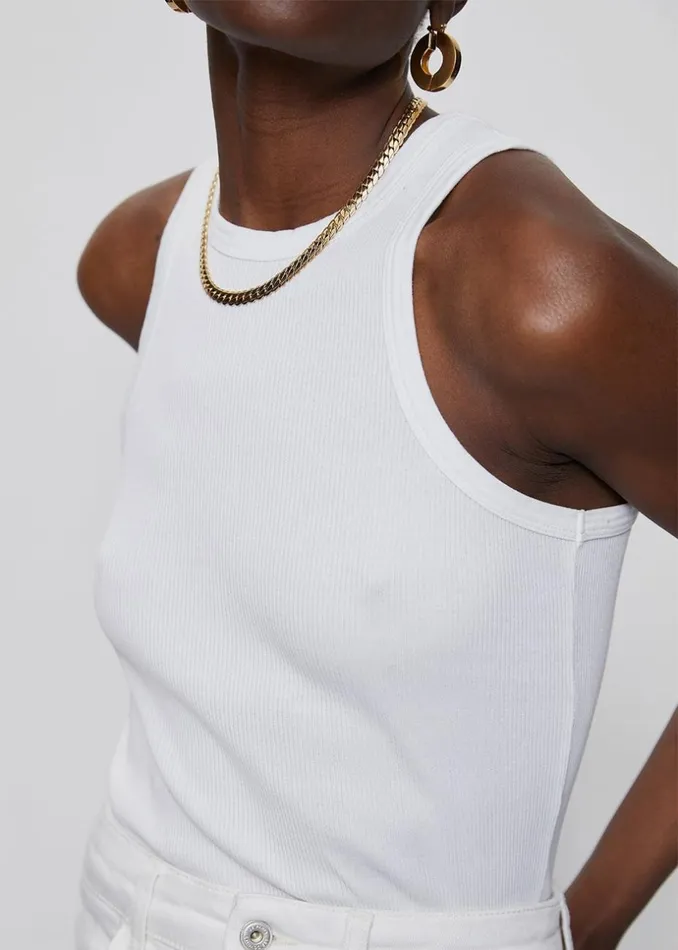 Women The Frankie Shop Tops Rhe Car Tank White