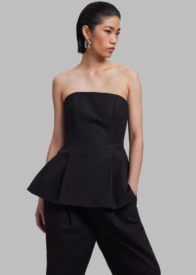 Women The Frankie Shop Tops Rika Studios Martin Bustier Black