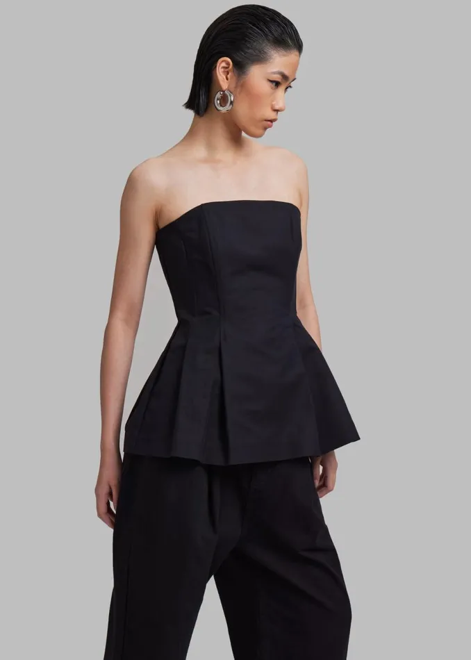 Women The Frankie Shop Tops Rika Studios Martin Bustier Black