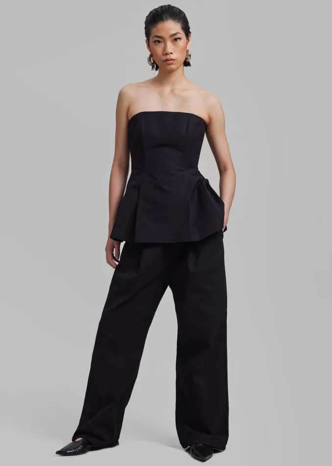 Women The Frankie Shop Tops Rika Studios Martin Bustier Black