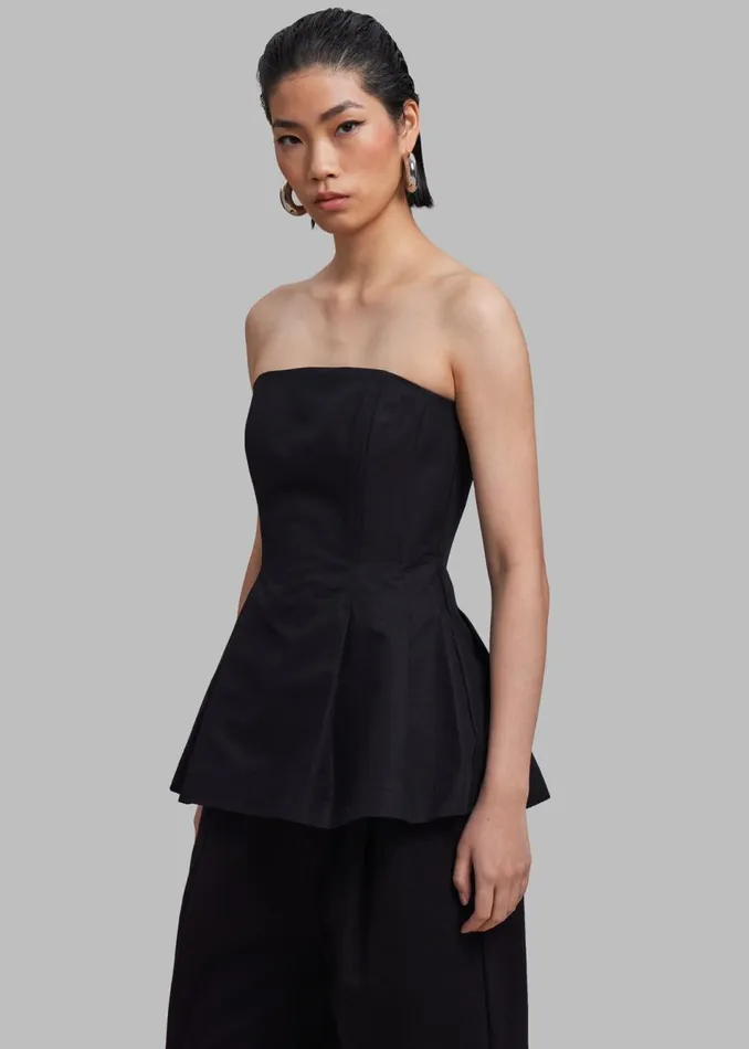 Women The Frankie Shop Tops Rika Studios Martin Bustier Black