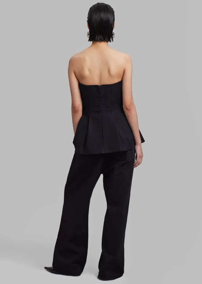 Women The Frankie Shop Tops Rika Studios Martin Bustier Black