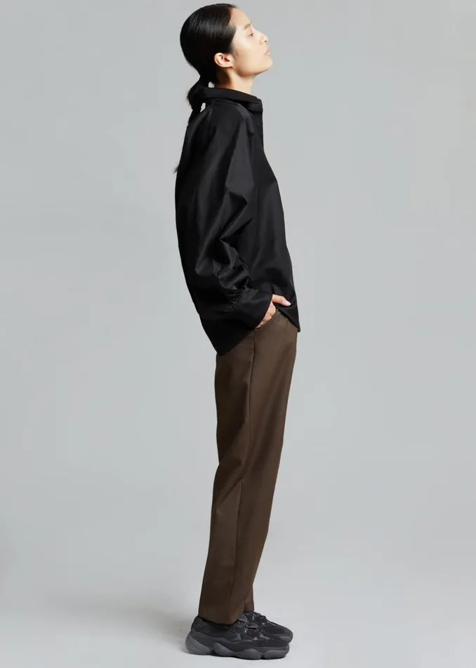 Women The Frankie Shop Tops Sabi Blouse Black