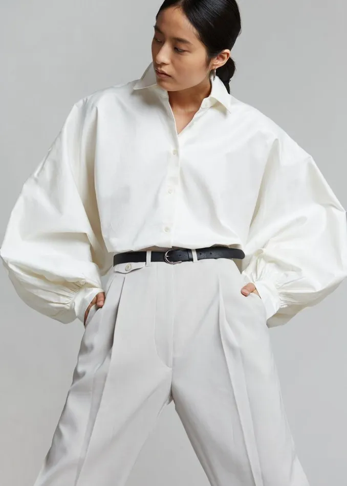 Women The Frankie Shop Tops Sabi Blouse Ivory