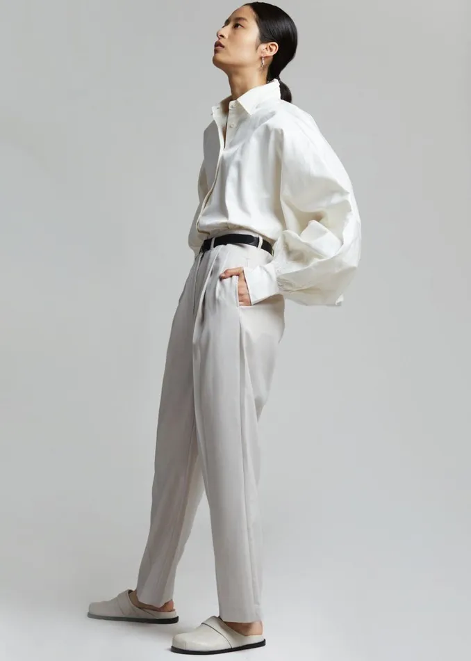 Women The Frankie Shop Tops Sabi Blouse Ivory
