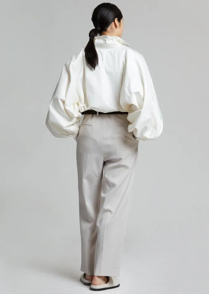 Women The Frankie Shop Tops Sabi Blouse Ivory